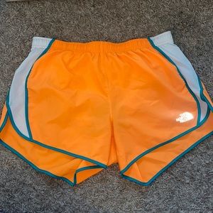 the north face running shorts!